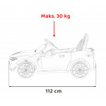 Elektrické autíčko BMW M4 - modré